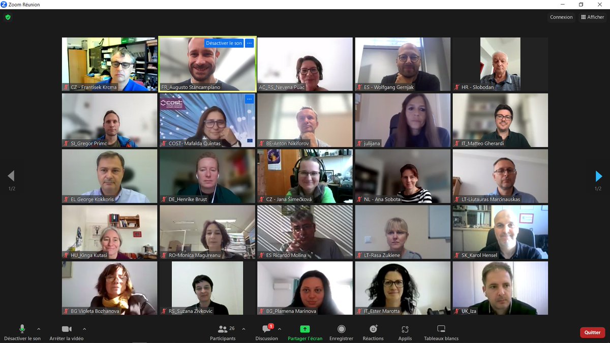 Online meeting of our Managing Committee. Looking forward to the start of the 4th year of PLAGRI with more Training School, Workshop, STSMs and grants opportunities!
