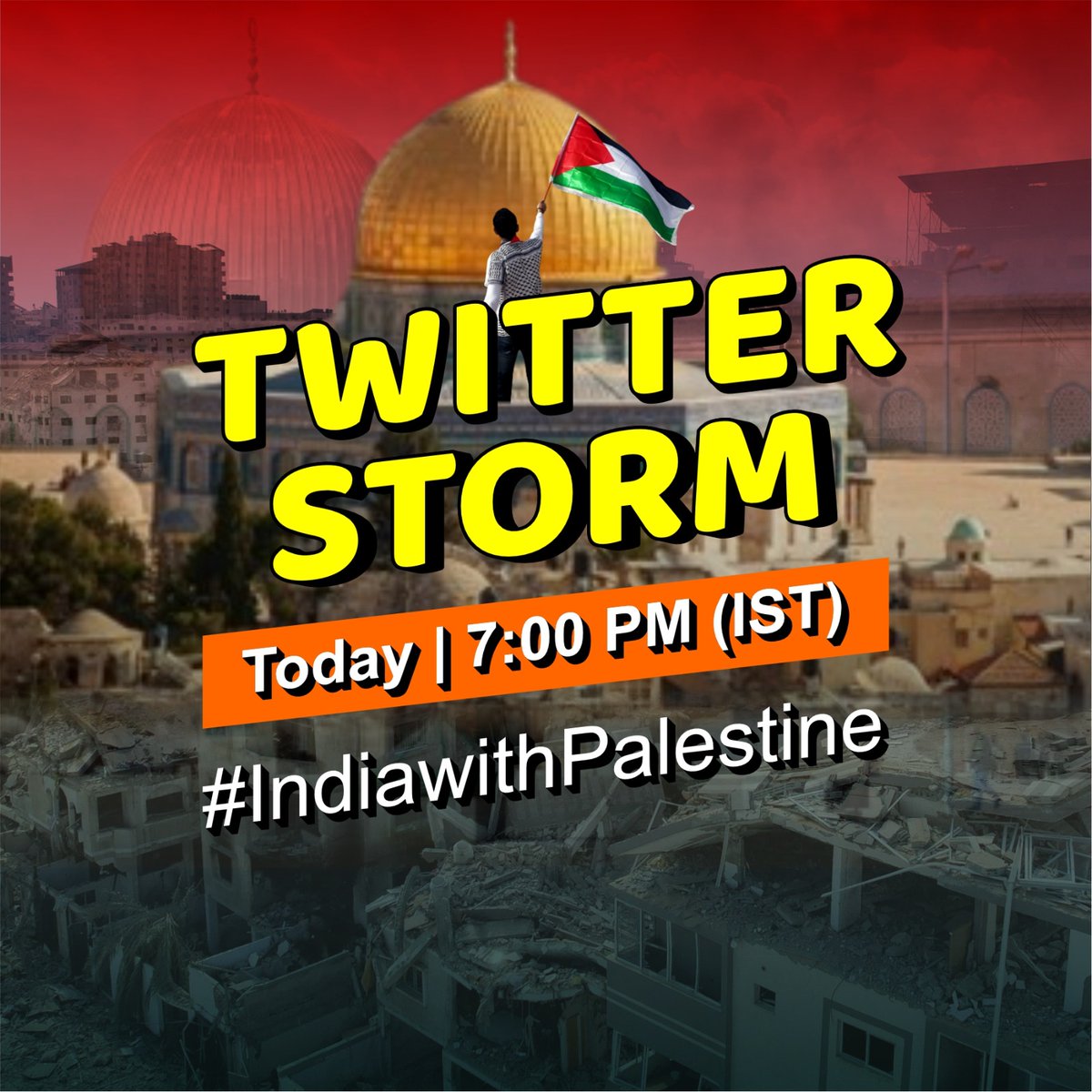 SahilRazvii's tweet photo. आज शाम ठीक 7 बजे।
#IndiaWithPalestine से जुड़े। और ज़्यादा से ज़्यादा ट्वीट्स करें। https://t.co/lhP1aH5dzc