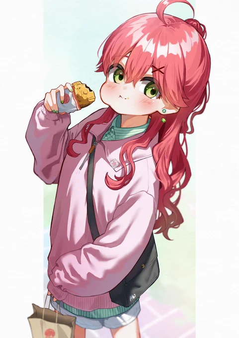 モグモグみこち #miko_Art 