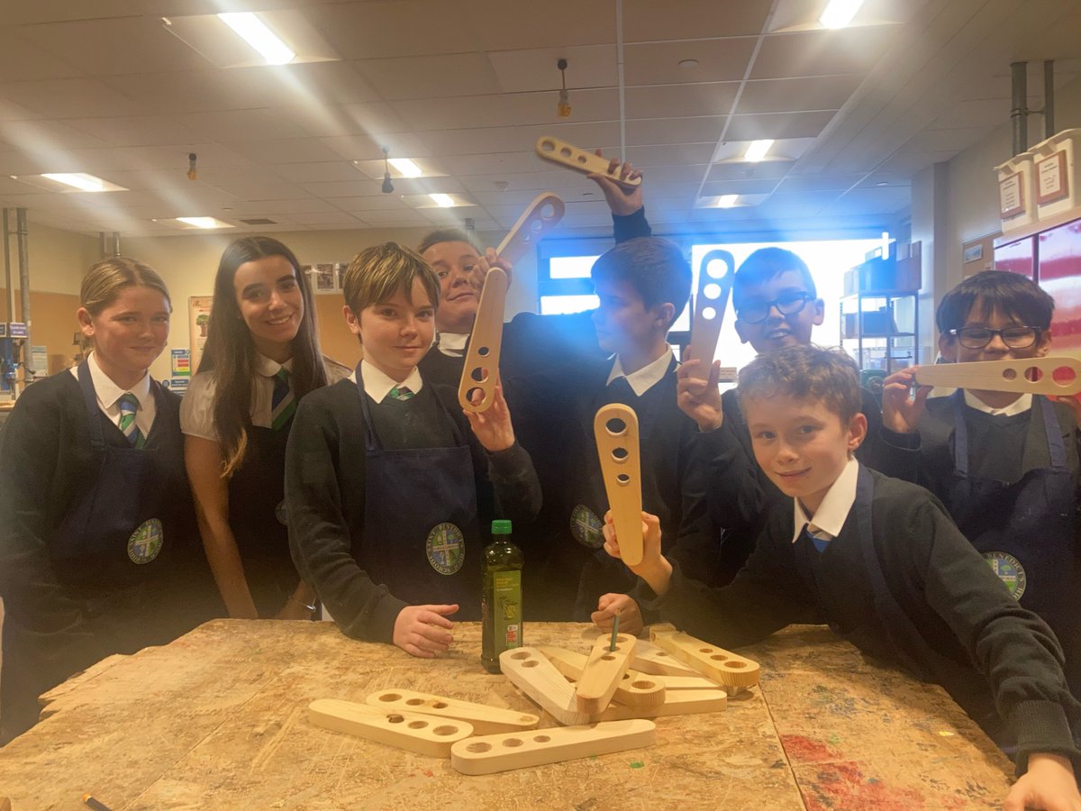 Some S1's have completed their spaghetti measure project! Well done <a href="/stbenedictsren/">St Benedict's High School</a>
