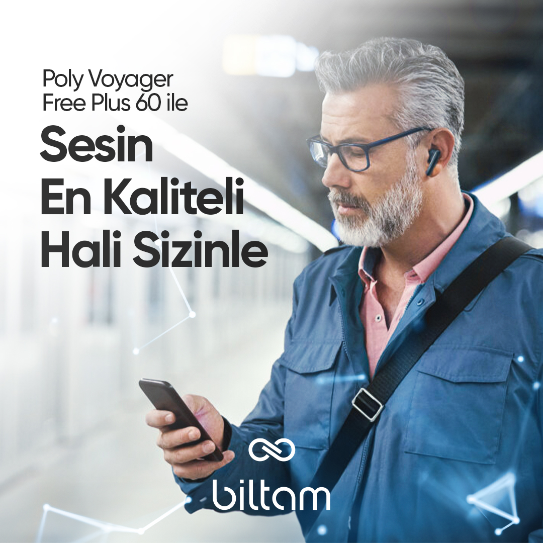 biltamlife's tweet photo. Poly Voyager Free Plus 60 kulaklıkları, her an her yerde mükemmel ses deneyimini sunar. Gürültü engelleme özelliği sayesinde, video görüşmeleriniz veya müzik dinlemeniz sırasında ses her zaman en net halini korur.

#Biltam #BiltamLife #bilgiteknolojileri #teknolojiçözümleri https://t.co/kGvkjLWR7u