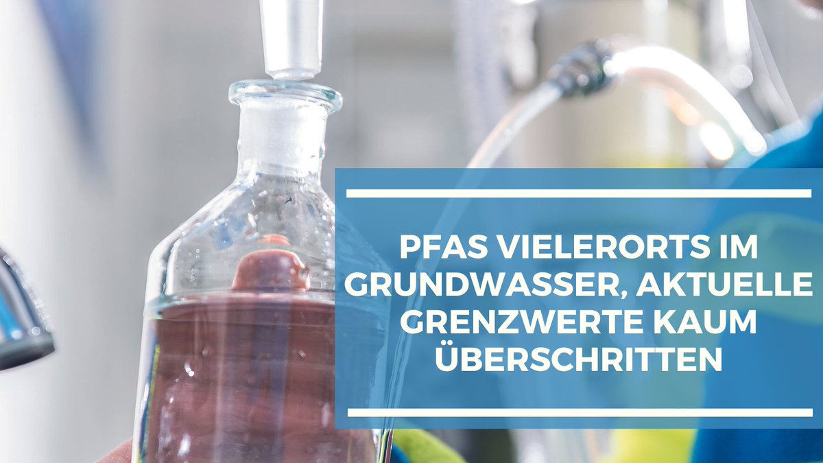#PFAS sind langlebige #Chemikalien, die auch im Grundwasser verbreitet sind. Das zeigt eine NAQUA-Pilotstudie. Die gültigen Grenzwerte werden jedoch selten überschritten.
👉bafu.admin.ch/bafu/de/home/t…
#foreverchemicals
📷 Damian Poffet