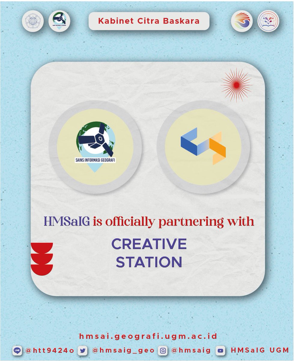 hmsaig_geo's tweet photo. Kenalin, Official Partner Creative Station, HMSaIG!🤩

Yuk coba belajar yang nggak biasa bareng Creative Station! Kerjain projectnya untuk bangun skill kamu serta kesempatan dapet cuan juga! Kepoin profil kita yuk untuk kenal lebih dekat! https://t.co/AqoMLTv3Uy