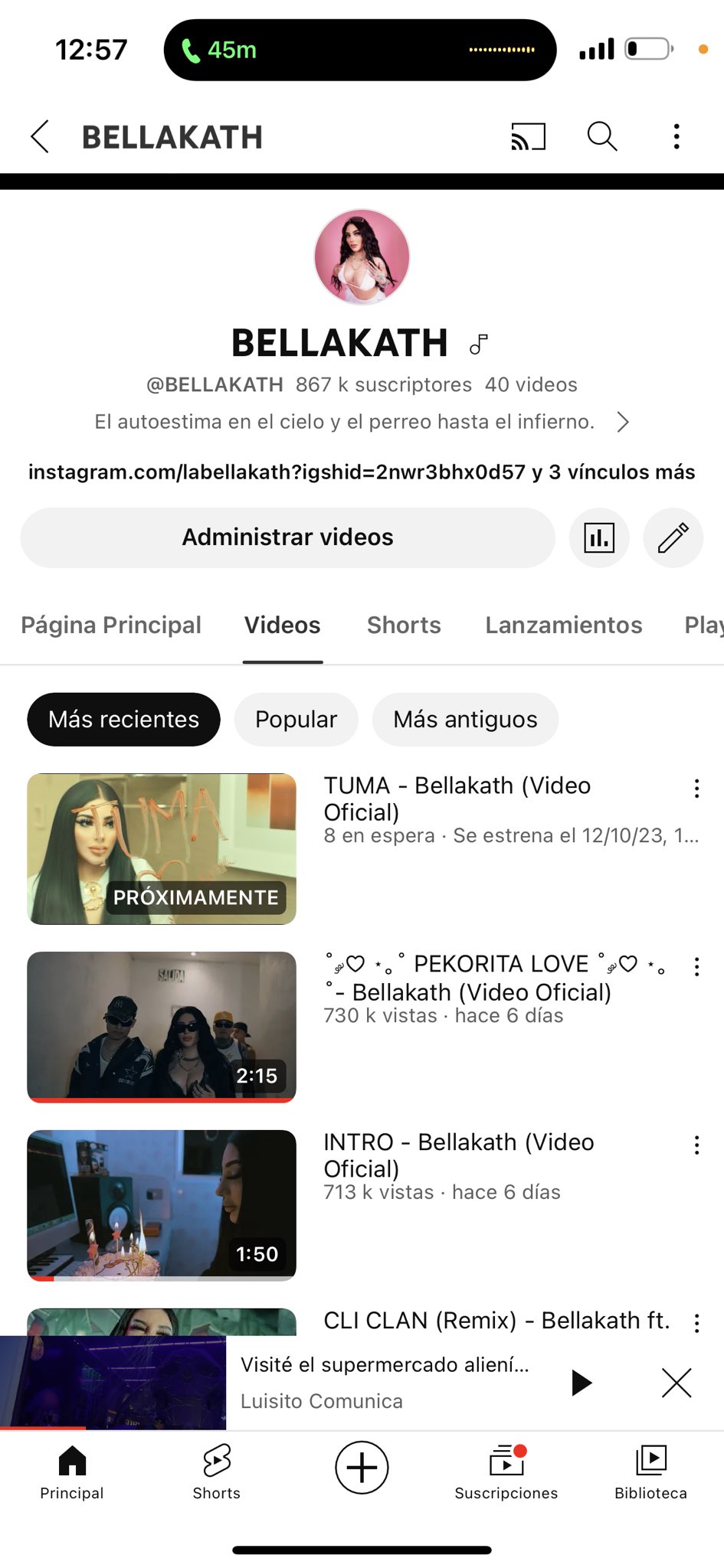 Bellakath 👸🏻 on X: Están afuera los videos oficiales 🩵  t.coijekIVQeUO  X