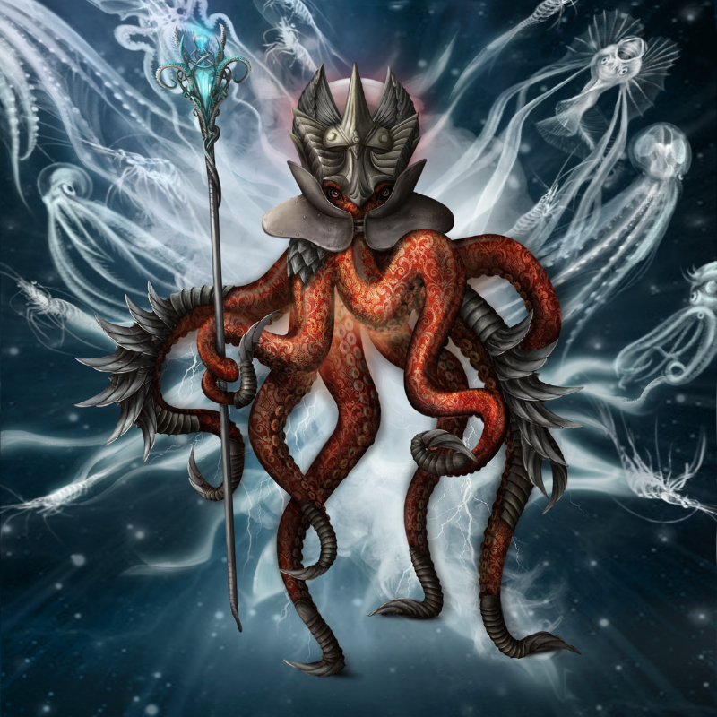 Bearing the Warrior Queen crown helm, Dy'Nae prepares to dive into battle personally. Her Scepter of Split Heavens provides her with the power to shatter reality and control the very flow of magic around her, giving her domain over others' magic.

Dy'Nae #545 is available from