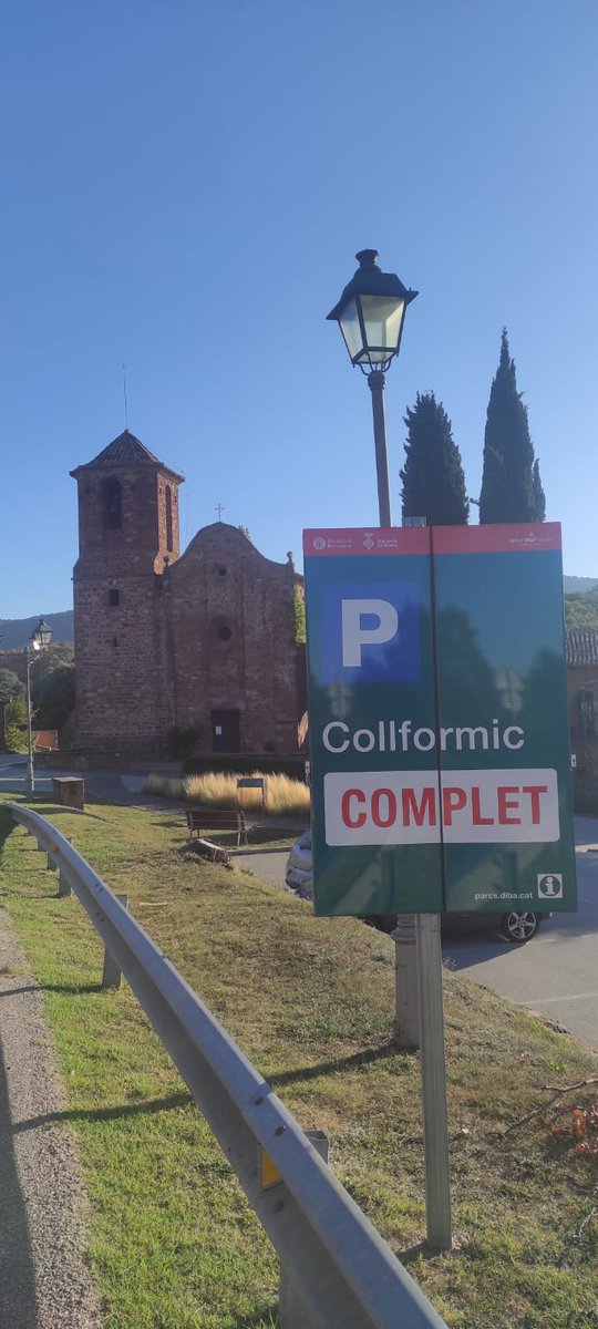 AjElBrull's tweet photo. 📣 Aparcaments de #Collformic COMPLETS
💡Aparqueu 🚙 a #ElBrull i utilitzeu el #BusParc per accedir a #Collformic https://t.co/s0cBnz0H0y