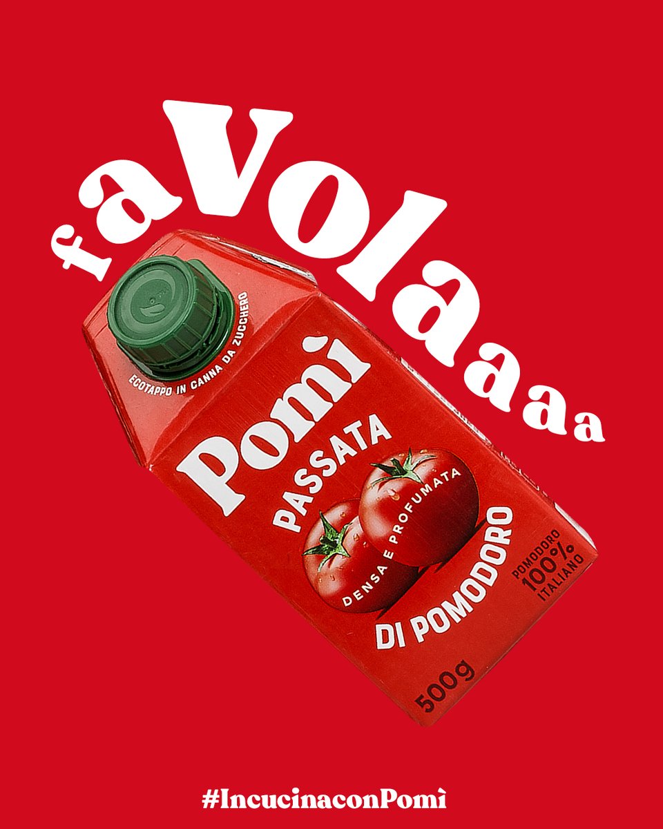 Guest star in cucina: la Passata Pomì.

Italianissima e inimitabile dal 1982. Che fai te ne privi?

#Pomì #IncucinaconPomì #PomodoroVero
