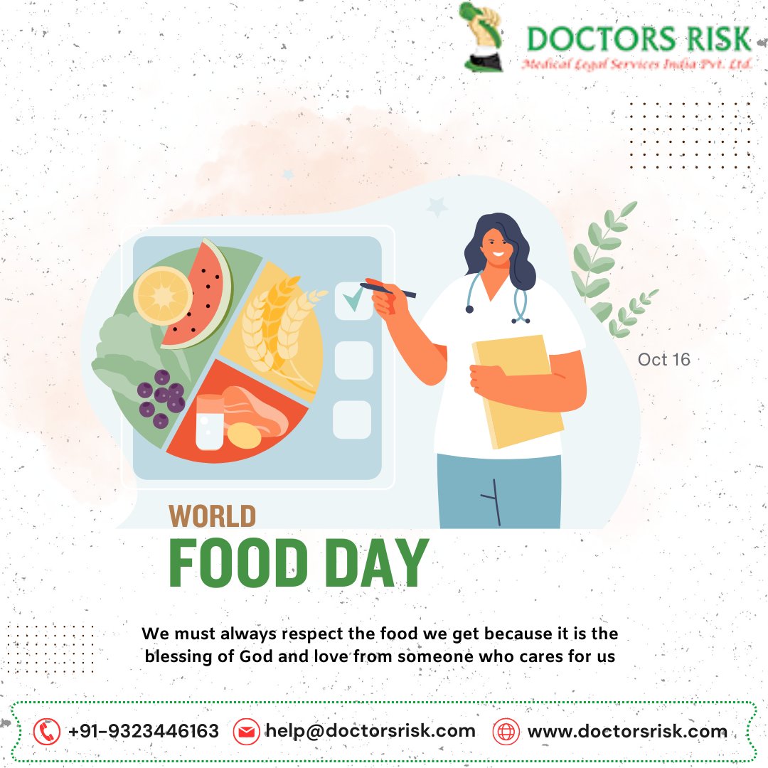 doctorsrisk05's tweet photo. Food is not only about calories and nutrients. It’s also about sharing it with others. It’s about identity and honesty. Happy World Food Day!
#worldfoodday #food #zerohunger #foodwaste #hunger #sustainability #foodie #medicolegalservices #mumbai #india #medico #legalservices https://t.co/FdlhLSKlxW