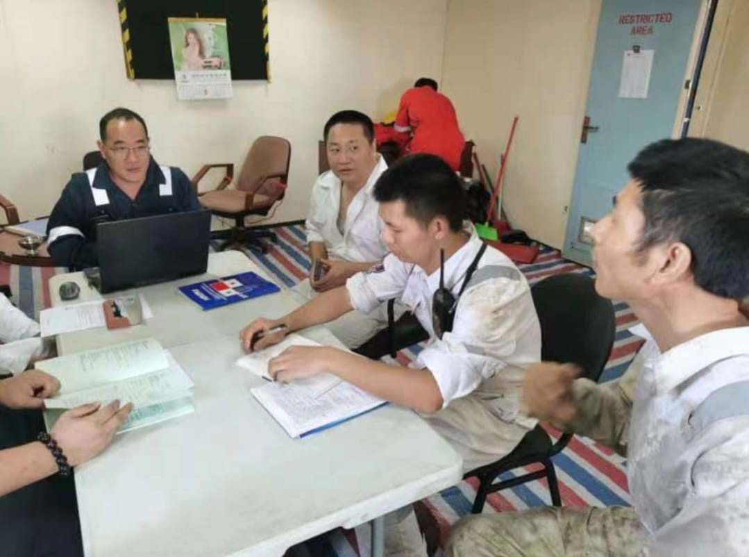 INTLREG's tweet photo. INTLREG has successfully conducted a Safety Management Certificate (SMC) Audit in China. The SMC is a crucial document that verifies a vessel's compliance with the International Safety Management (ISM) Code.

#INTLREG #SMCAudit #MaritimeSafety #ISMCode #SafetyFirst #Maritime https://t.co/zm5OjoyyWJ