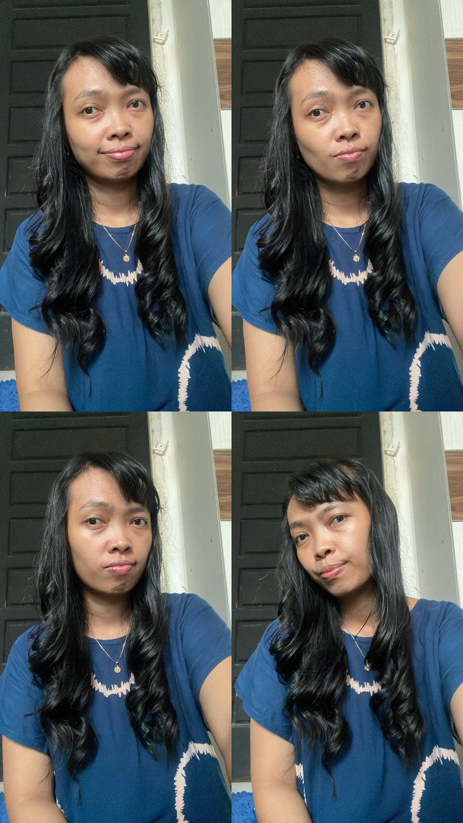 Niatnya pengen curly kayak rambutnya Sherina, tapi gak mirip. 😂