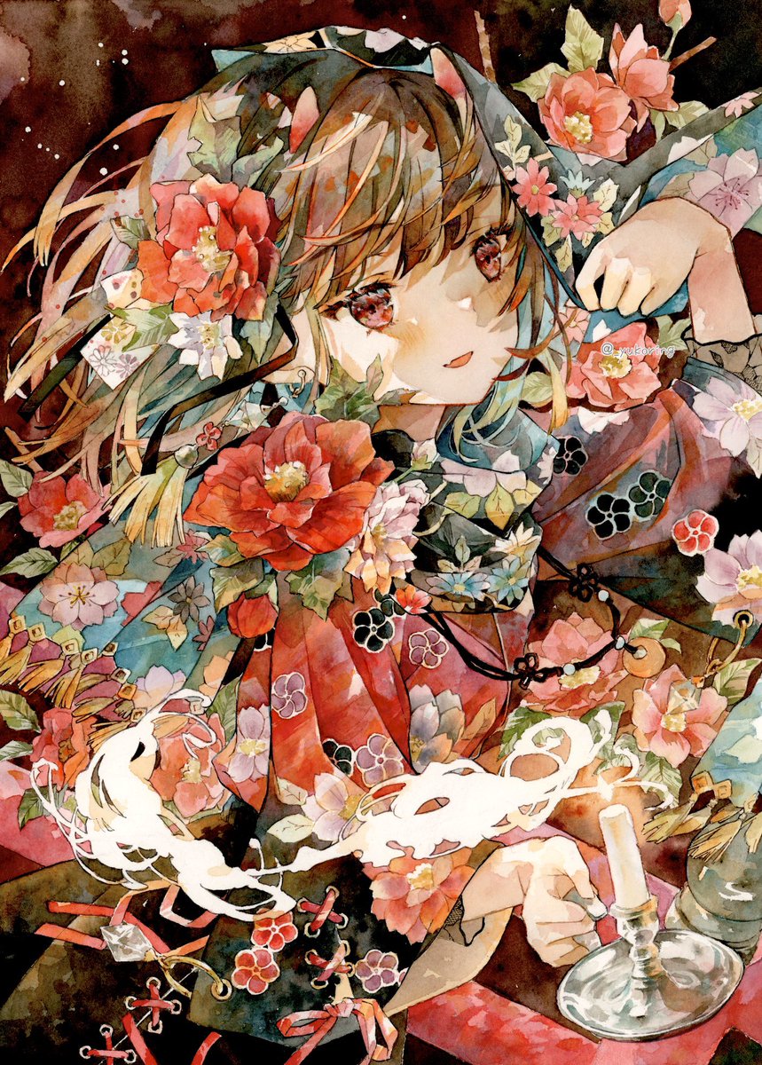 透明水彩*アナログ手描き #watercolor」|優子鈴(ゆこりん)◇初画集4/24
