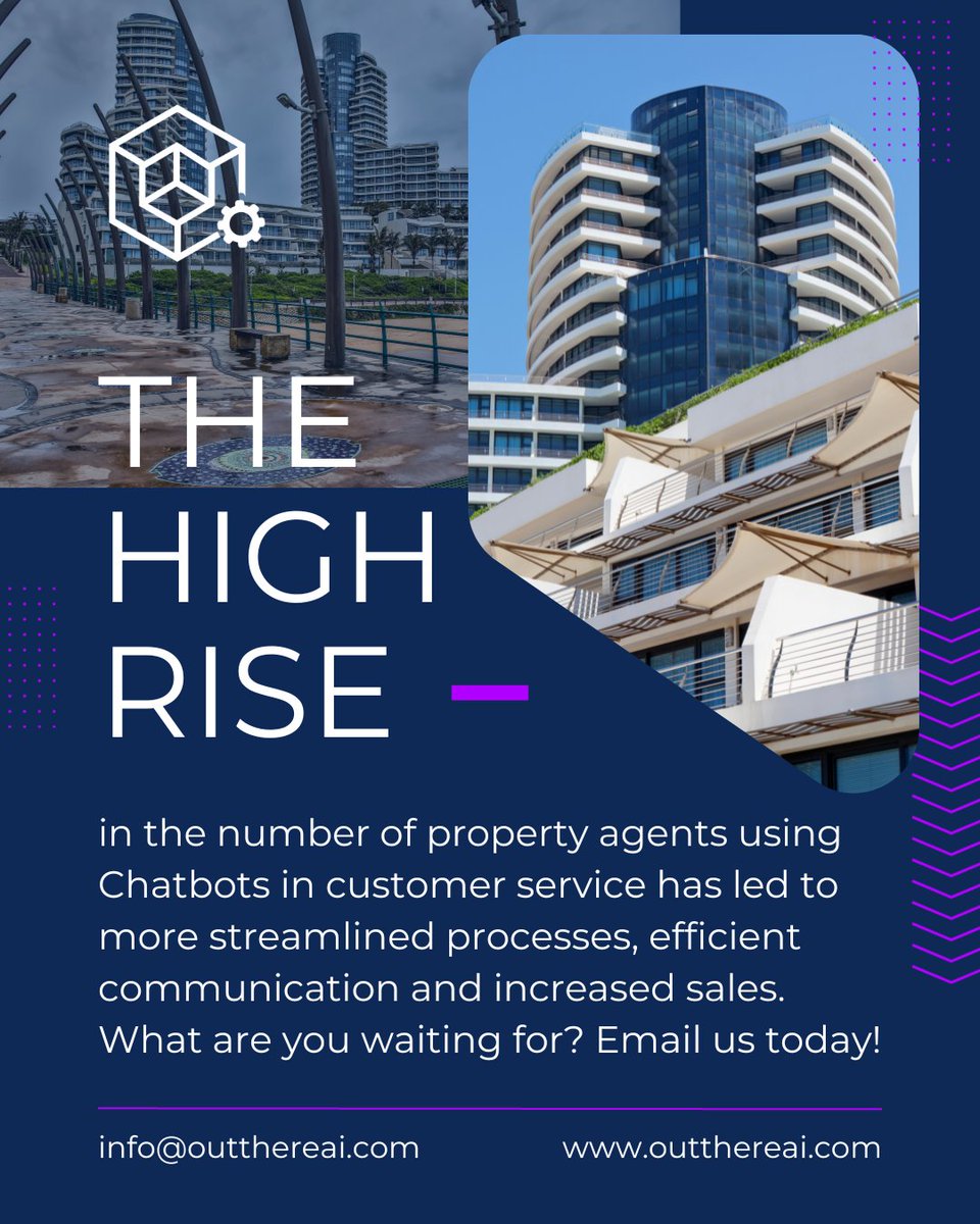 The High Rise...

in the number of property agents using Chatbots in customer service has led to 

🤩 more streamlined processes, 
😎 efficient communication,
💸 and increased sales. 

#propertyagents #propertydevelopers #investors #propertychatbot #realestate