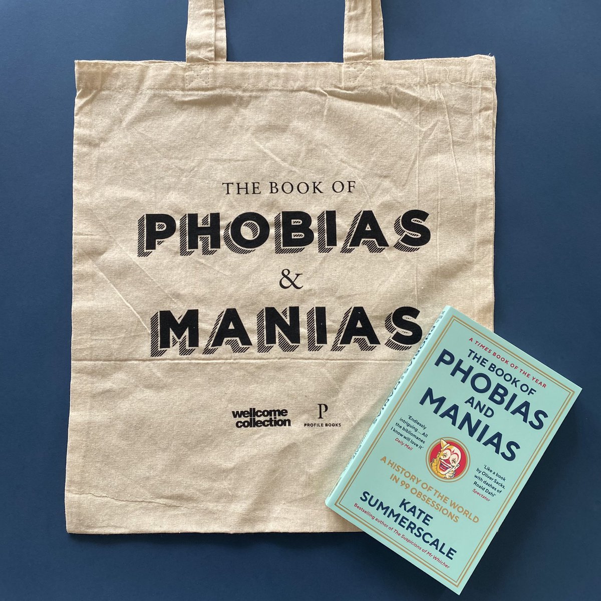 📚 G I V E A W A Y 📚

To celebrate the paperback publication of #TheBookOfPhobiasAndManias by Kate Summerscale, we’re giving 3 people the chance to win a copy of this fascinating read, along with a bibliomania tote bag!

To enter, RT by midnight Sun 15th Oct. UK only. #Giveaway