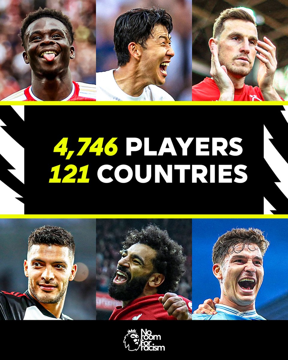 Greatness comes from everywhere.

Comment with a country, and we'll reply with a player who has represented that country in the Premier League 💬

#NoRoomForRacism