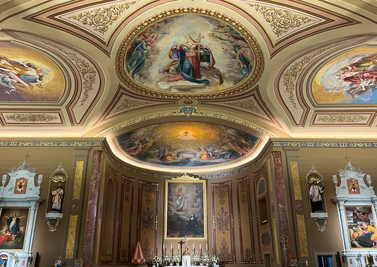 CLA_1976_'s tweet photo. The largest #paintexposure Canning has had the pleasure of conserving & preserving is at the Basilica of the Sacred Heart of Jesus.
Discover More: https://t.co/mbitaHyTA9
#churchrestoration #preservation #conservation #paintanalysis #historicpaint #fineartconservation https://t.co/D0BUvjxz22