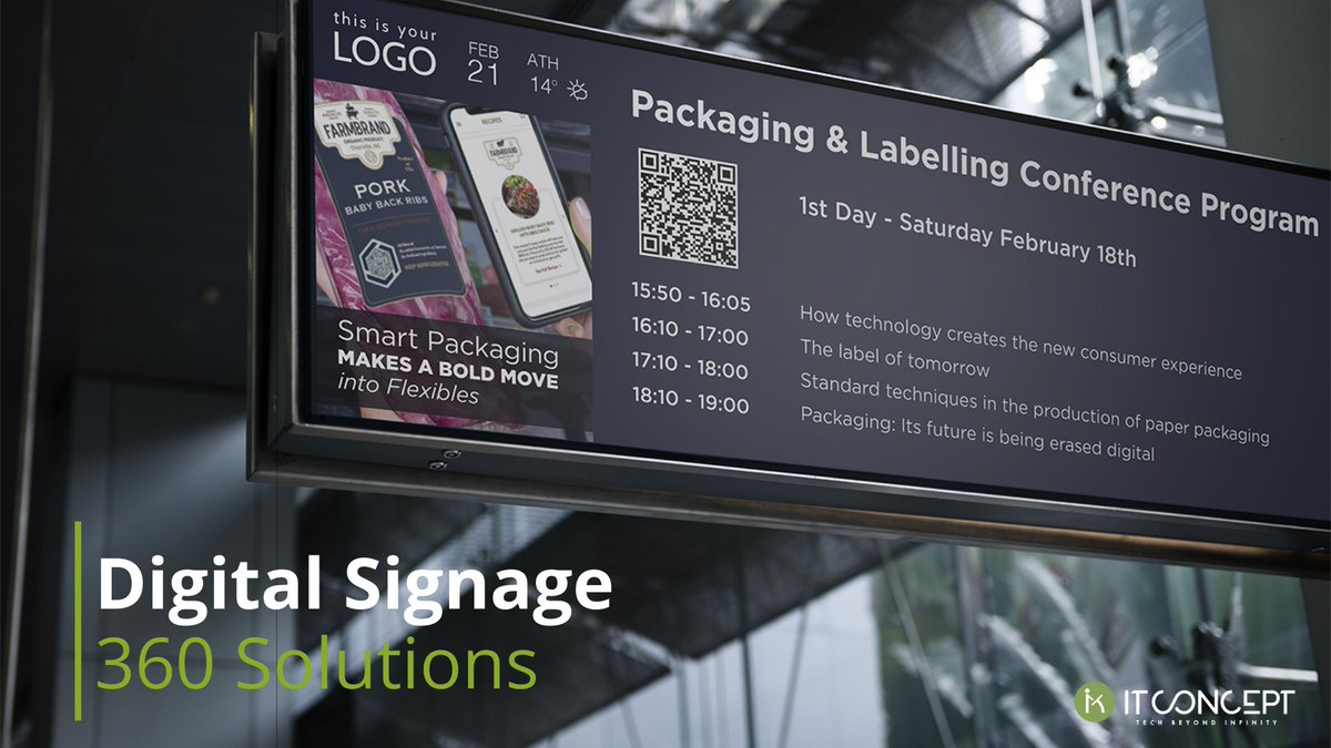 itconceptgr's tweet photo. 🎯Get your message to the right people at the right time with OCG360 flexible and reliable #digitalsignage solutions!
 
DEMO: ✉ welcome@ocg360.com

Ευέλικτες λύσεις #ψηφιακής #σήμανσης

#ITConceptSA #OCG360 #DigitalSignage #events #conferences #exhibitions #hotels https://t.co/UuzGEaYhEU