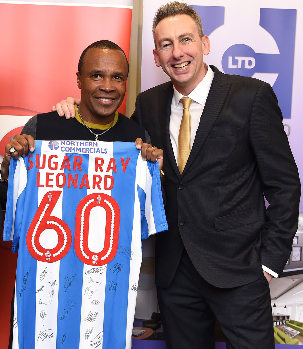 See It Now Group (@seeitnowsports) on Twitter photo #ThrowbackThursday a knockout throwback ;-) to when I presented <a href="/SugarRayLeonard/">Sugar Ray Leonard</a> - my favourite all-time boxer - with a signed <a href="/htafc/">Huddersfield Town</a> shirt - my favourite footy team - for his 60th Birthday!
We did an "Evening with Sugar Ray Leonard" back in 2016!! #boxing #legend #htafc #ThrowbackThursday a knockout throwback ;-) to when I presented <a href="/SugarRayLeonard/">Sugar Ray Leonard</a> - my favourite all-time boxer - with a signed <a href="/htafc/">Huddersfield Town</a> shirt - my favourite footy team - for his 60th Birthday!
We did an "Evening with Sugar Ray Leonard" back in 2016!! #boxing #legend #htafc