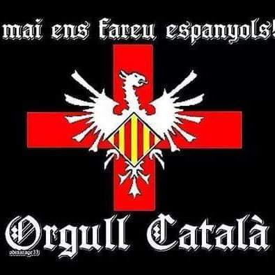 Fa 1.000 anys que som CATALANS, mai ens fareu espanyols!

ORGULL CATALÀ! 🏴󠁧󠁢󠁥󠁮󠁧󠁿

#CatalunyaÉsDelsCatalans
#CataloniaIsNotSpain