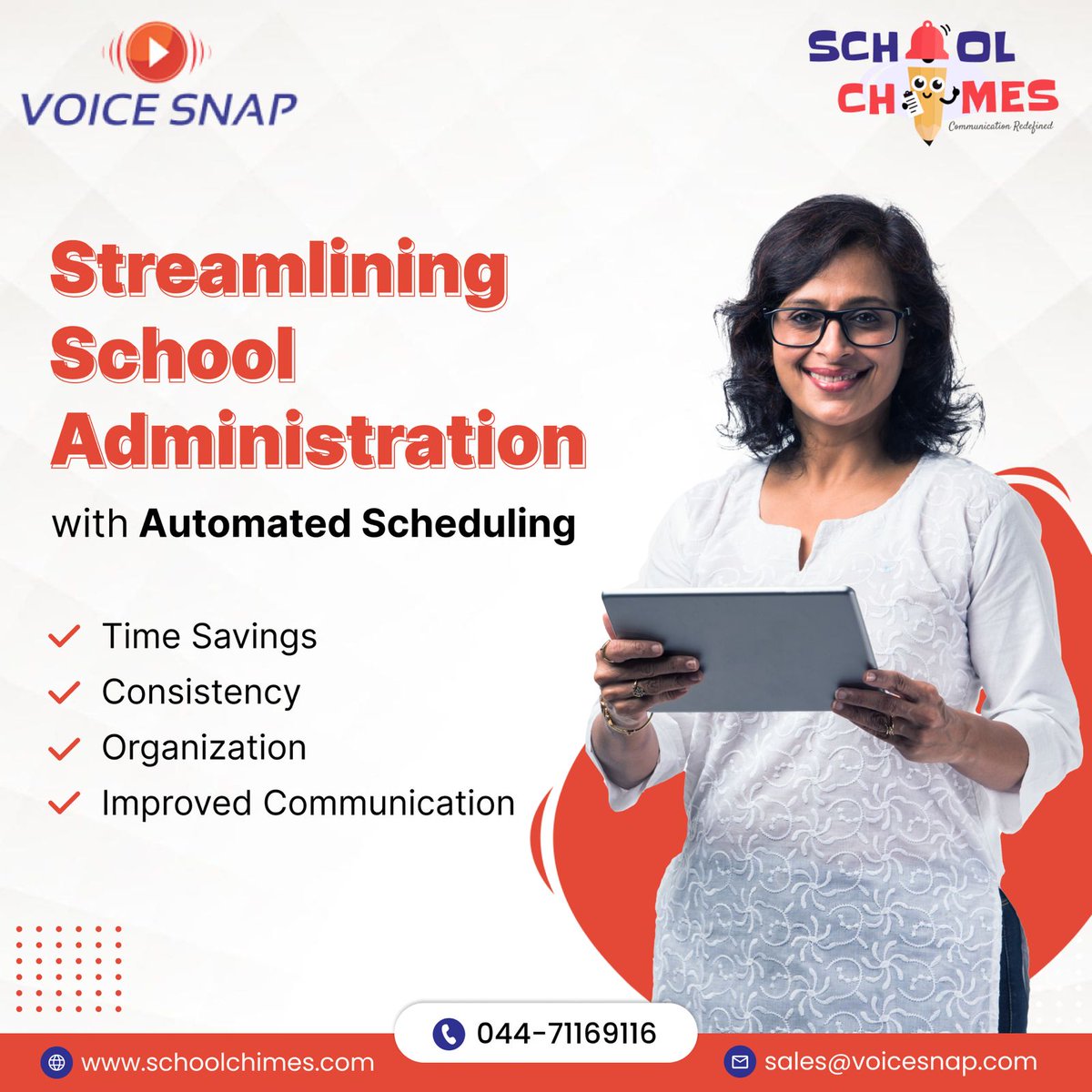 Discover the Power of Automated Scheduling with School Chimes! 

Save time, ensure consistency, stay organised, and enhance communication in your school administration.

Visit: schoolchimes.com

#SchoolChimes #SchoolSoftware #SchoolTech #AutomatedScheduling #Efficiency