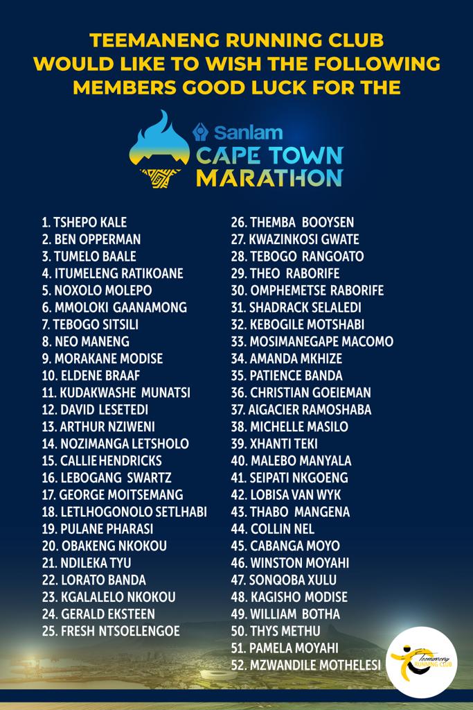 Teemaneng Running Club tweet media