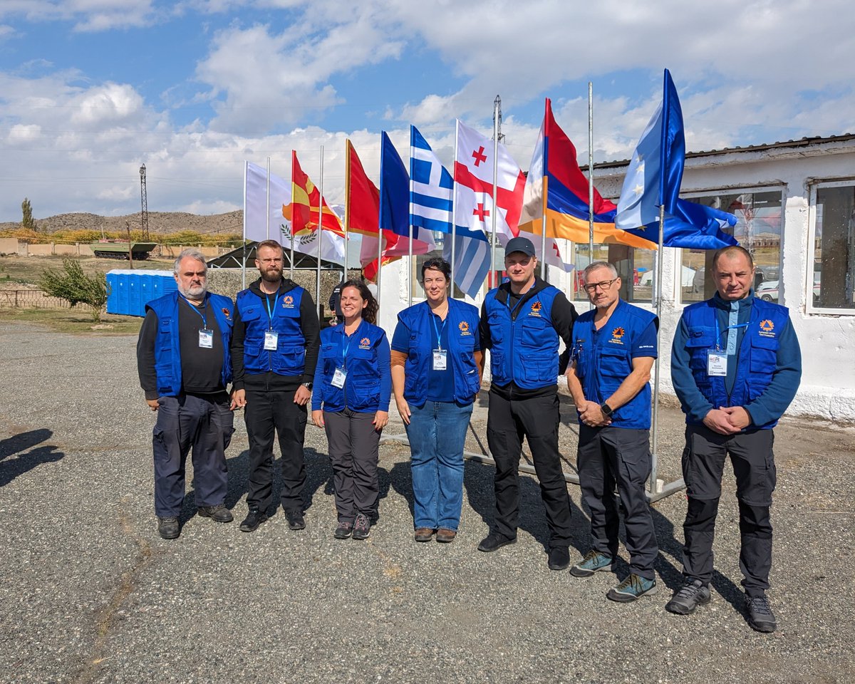 eu_echo's tweet photo. This week teams from 🇦🇲, 🇨🇾, 🇫🇷, 🇬🇪, 🇬🇷, 🇲🇪 and 🇲🇰 gathered in Armenia for a civil protection exercise on the response to an earthquake.

Thanks to the #EUCivilProtection Mechanism, the HOPE exercise aims to improve the European preparedness and response capacities to disasters. https://t.co/fOtCNkYk3N