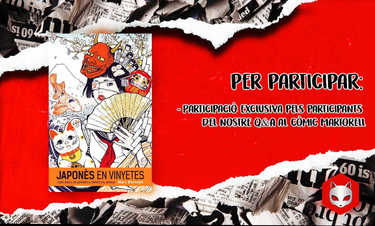 [SORTEIG JAPONÈS EN VINYETES] Aquest dissabte dia 14/10 i de manera presencial al <a href="/comic_martorell/">Saló del Cómic i Manga de Martorell</a>    sortejarem en el nostre Pòdcast en directe (11:00H)  i pels participants, un dels últims llançaments del catàleg de <a href="/NormaEdEnCatala/">NormaEdEnCatala</a>