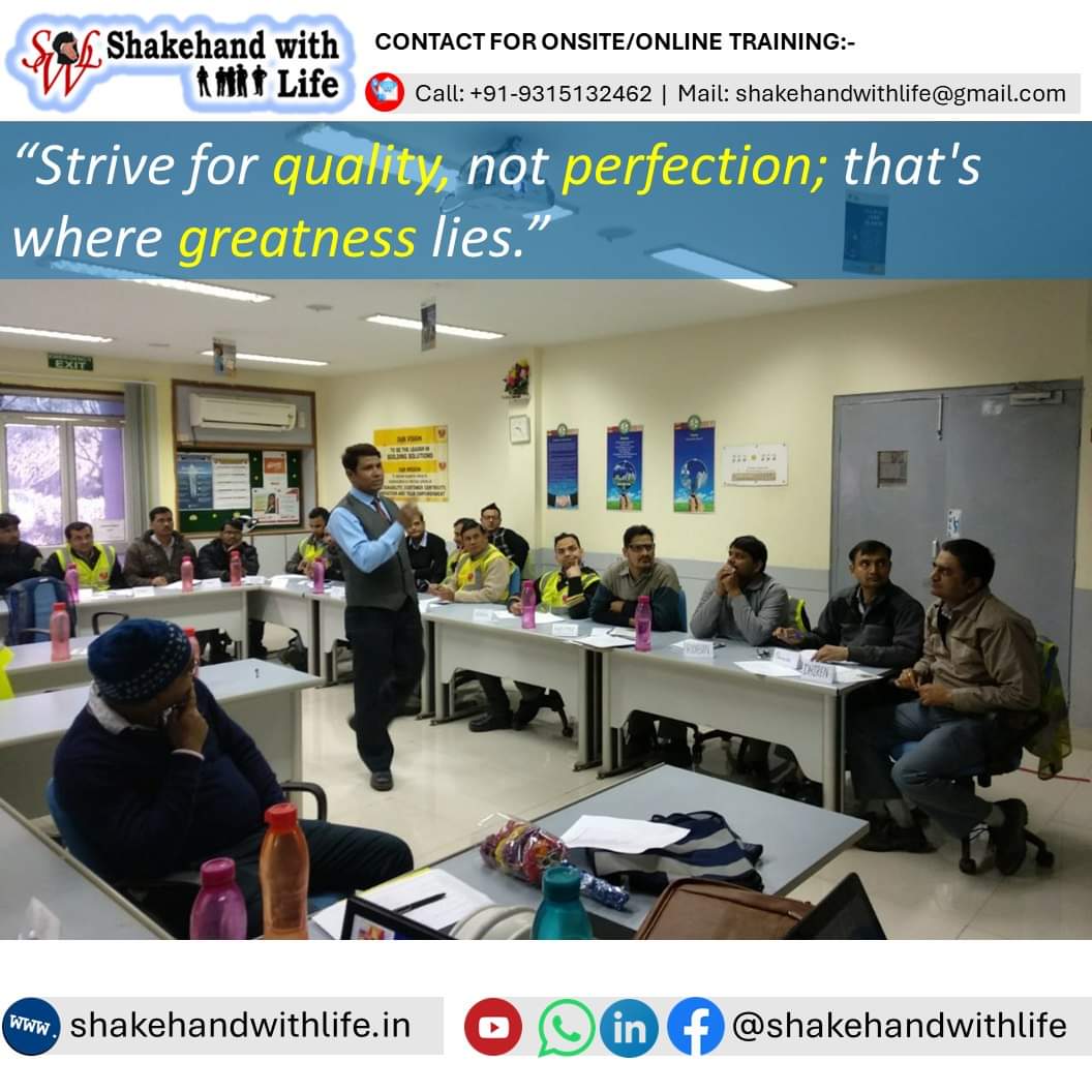 sharma_ndr's tweet photo. Strive for quality, not perfection; that's where greatness lies. #shakehandwithlife #quality #qualitycontrol #qualityassurance https://t.co/gN8vaOCweZ