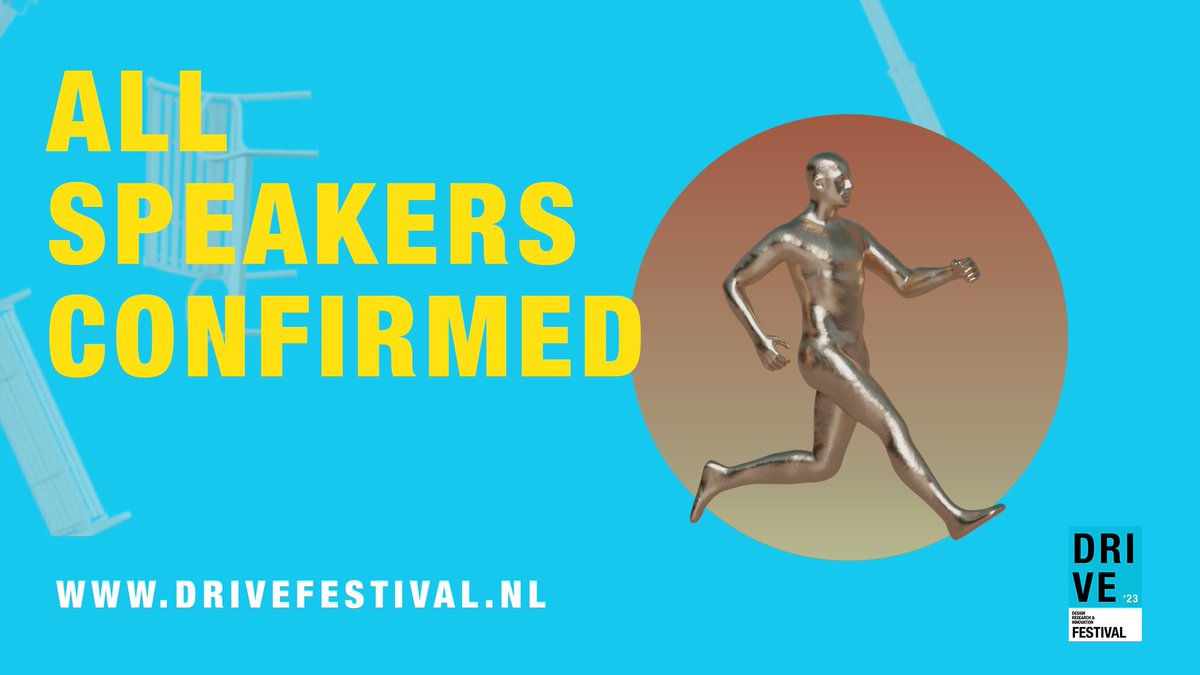 DRIVE Festival (@drive_festival) on Twitter photo All 16 speakers confirmed!π Get to know their stories and join us virtual on October 23, 24, 25 & 26 for #DRIVEFestival <a href="/dutchdesignweek/">Dutch Design Week</a> β drivefestival.nl All 16 speakers confirmed!π Get to know their stories and join us virtual on October 23, 24, 25 & 26 for #DRIVEFestival <a href="/dutchdesignweek/">Dutch Design Week</a> β drivefestival.nl