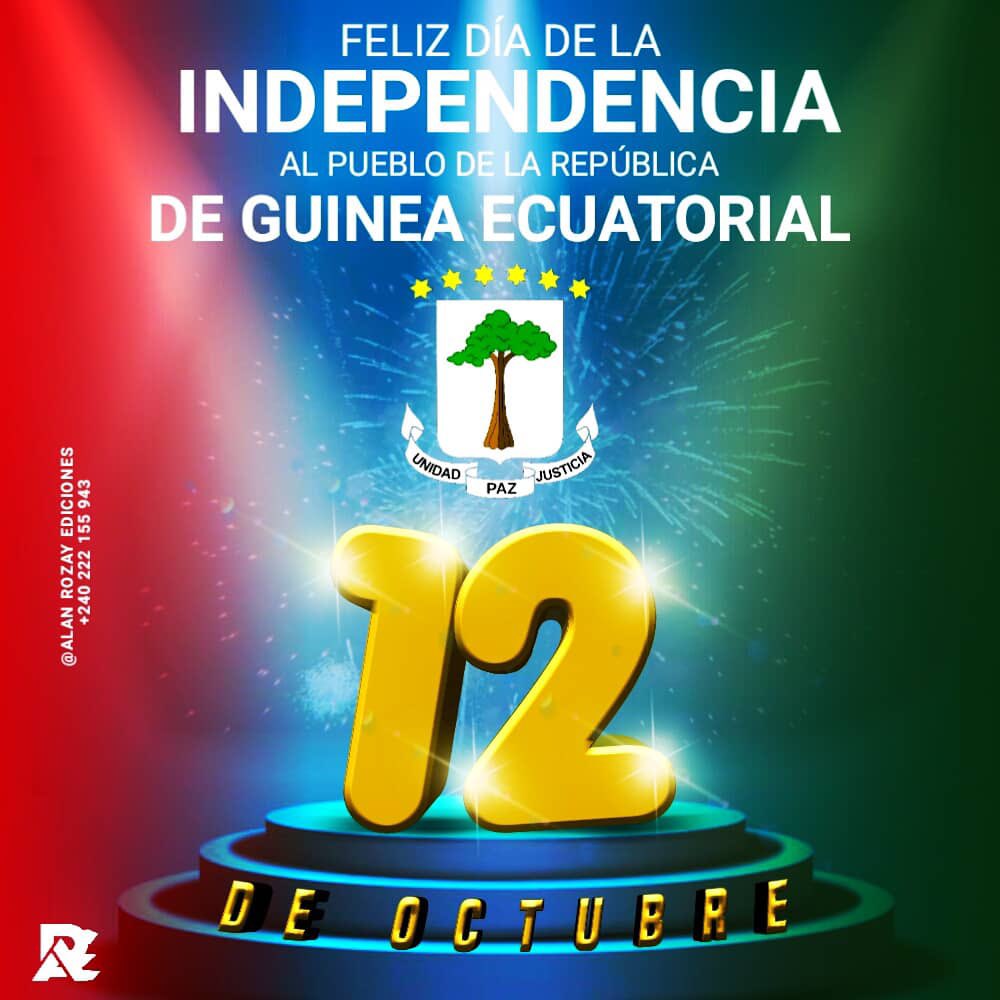 MichaCrist's tweet photo. Feliz Día de la independencia al pueblo de Guinea Ecuatorial, con orgullo recordamos a nuestros padres héroes de ese logro. https://t.co/7sfoREzZoj