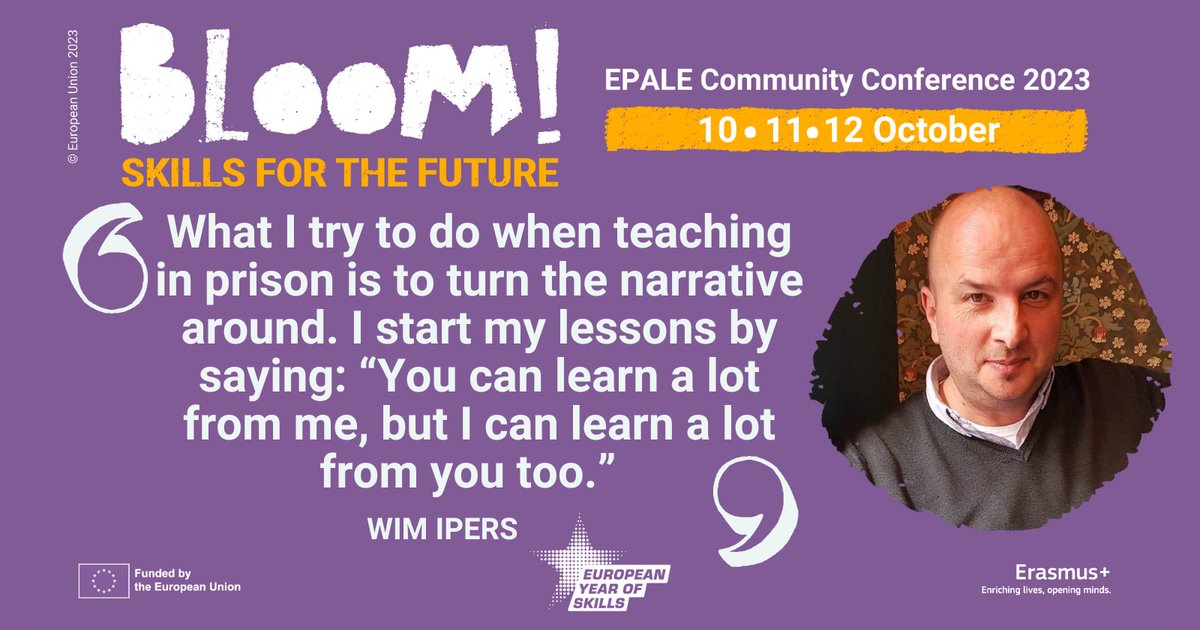 🔴Live now with Malgorzata Kozak, Grethe Haugoy, Wim Ipers, and Damir Hautpman!

Watch the #EPALECommunityConference at this link or here on Twitter ▶️ bit.ly/48RzeBI

Share your impressions using #BloomWithEPALE  

#EuropeanYearOfSkills #AdultLearning #AdultEducation