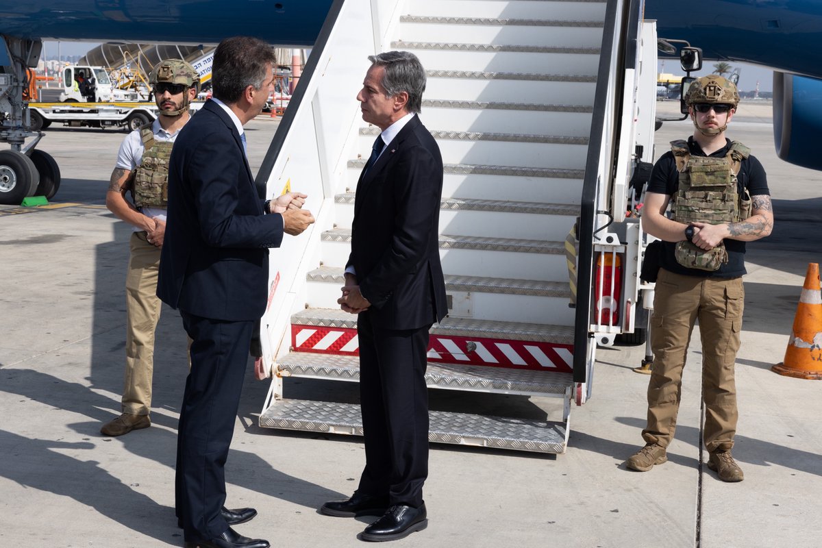 I’m in Israel today to make one thing clear: The United States stands with Israel and its people, and we will always stand — resolutely — against terrorism.