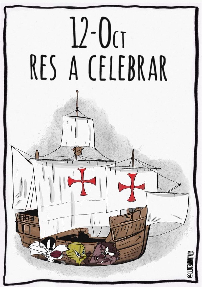 #NadaQueCelebrar #12Octubre1492 #12Octubre