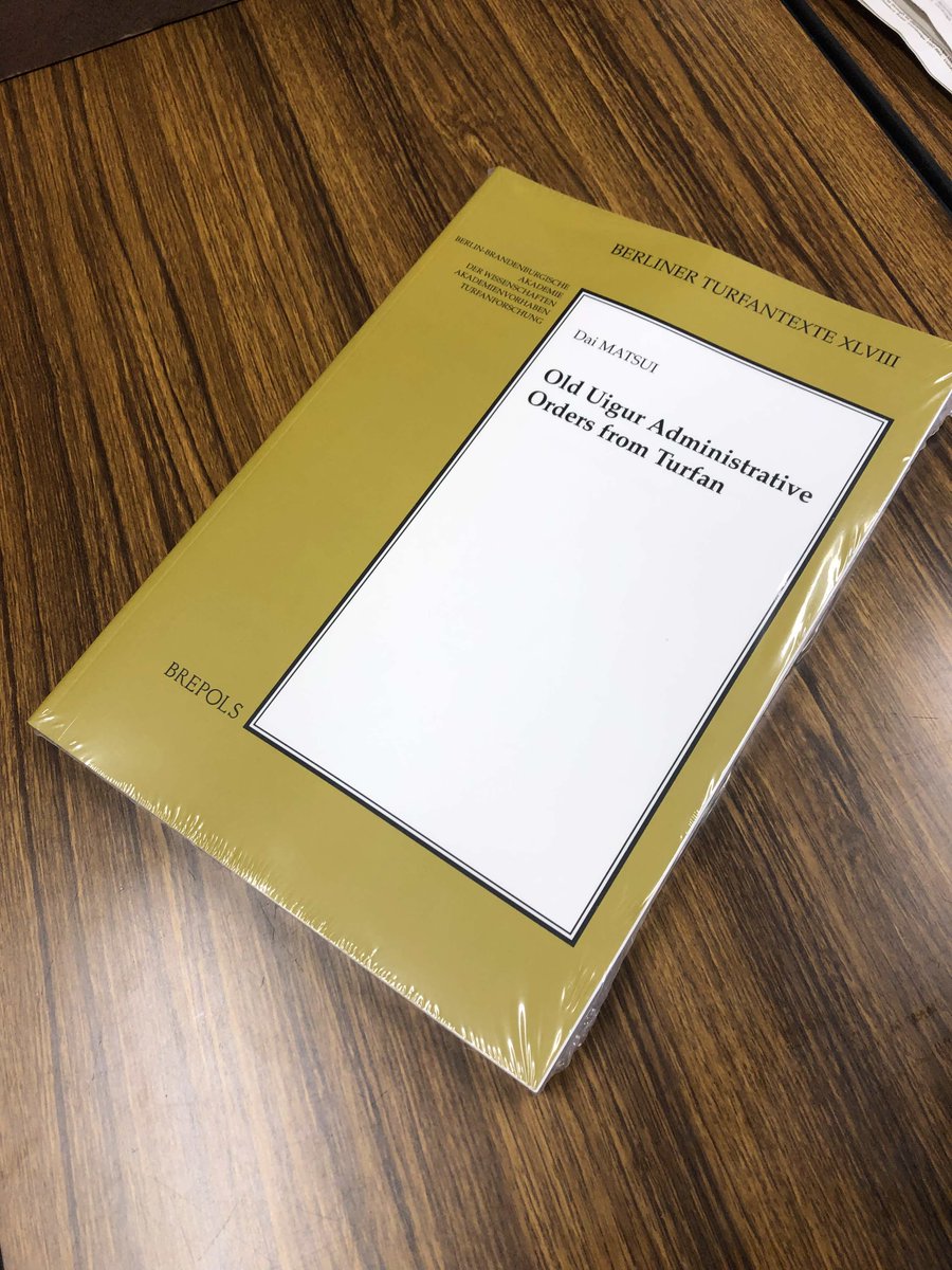 dmatsui1217's tweet photo. Finally my author copy arrived! Thanks for the cooperation of @Brepols ! https://t.co/zsYsvv2GPl