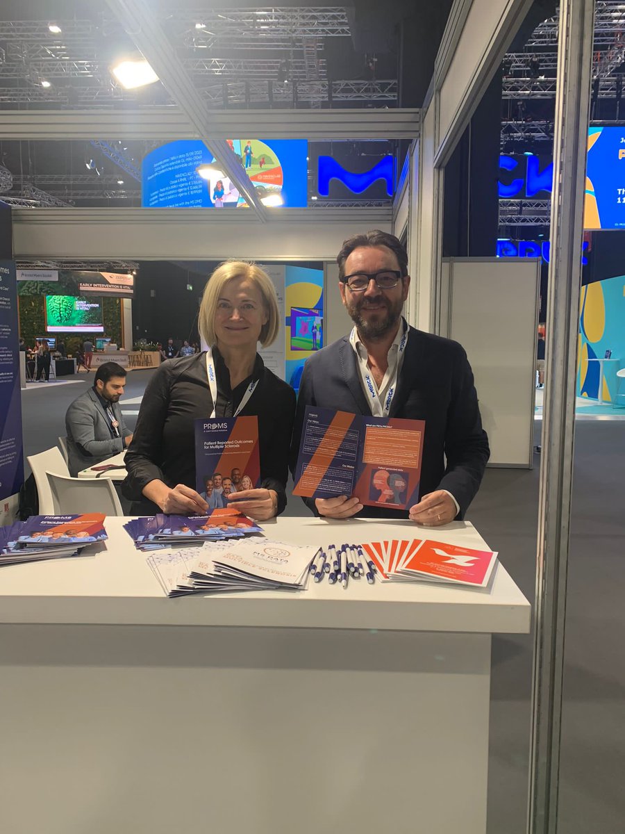Are you at #MSMilan2023 and would like to meet us? Pass by the <a href="/EuropeanCharcot/">European Charcot Foundation</a> booth E.02 &amp; let’s have a chat! 

You can also grab one of our brochures to learn more about our work towards meaningful PROs’ use in MS research &amp; care

Stay tuned for more PROMS news from <a href="/ECTRIMS/">ECTRIMS</a>!