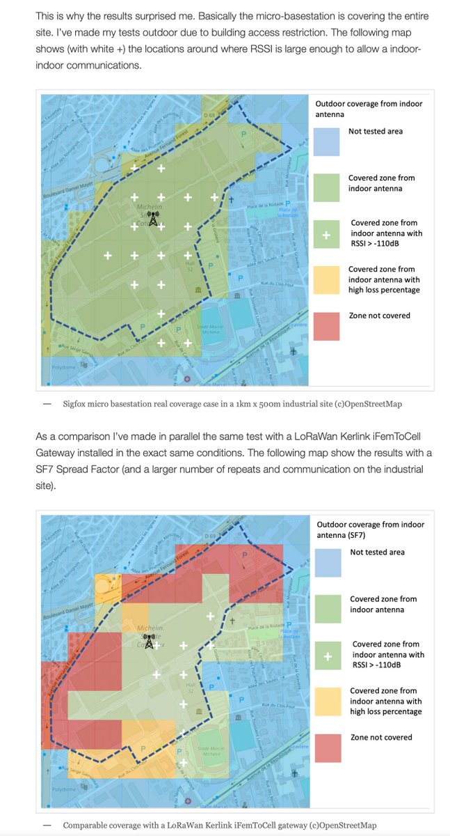 energodata's tweet image. Interesants lokālās #sigfox bāzes tests salīdzinot ar LoRa.  disk91.com/2019/technolog…
