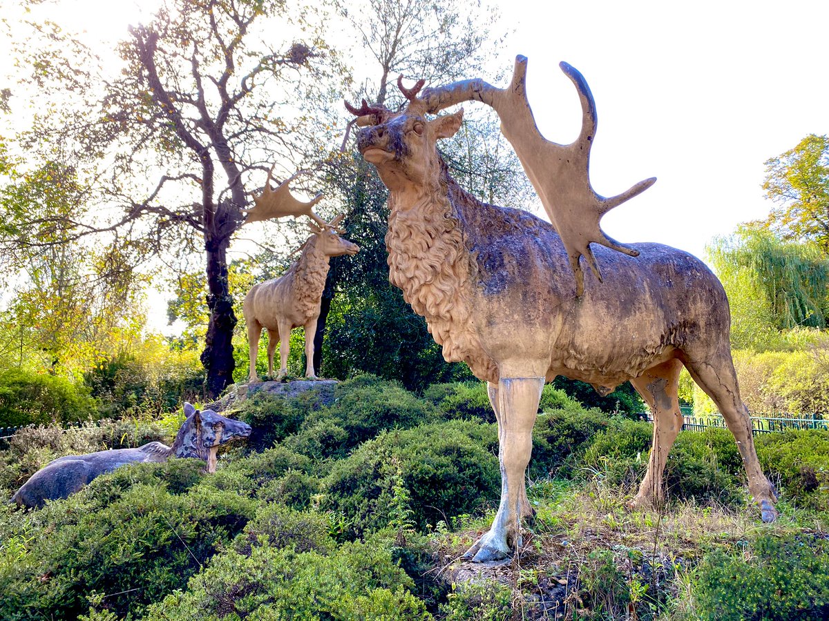 The Irish Elk of Crystal Palace Park 🦌#capitalring #lovelondonwalklondon