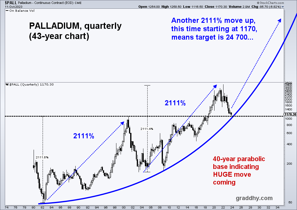 #palladium has an enormous 40-year parabolic base in the making.

Another 21x move while going parabolic looks very likely.

The commodities bull is a lifetime opportunity.
#platinumgroupelements #platinumgroupmetals $xpdusd $pall $plat $xptusd #platinum #gold #silver #pge #pgm