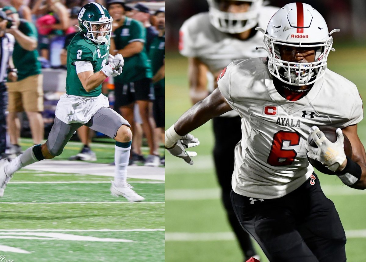 210PrepSports's tweet photo. Preview of Friday's Mountain West League opener between @BOHIFootball  and @AyalaFootball 
@coachbobeatty @jmonty05 @CoachAJGracia @DrewAmico11 @MarquisMonroe6 @noahmikhail3 
https://t.co/saRj6r5IKr https://t.co/jxPlS7UiLZ