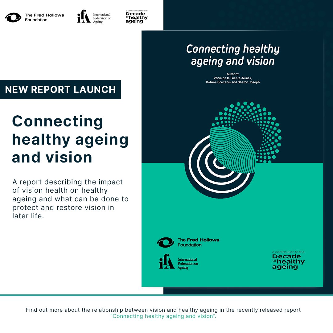 DrVdelaFuente's tweet photo. 📢This #WorldSightDay, there is a need to shine a light on the vision of #OlderPeople. Don't miss our new report which showcases the tight connection between #Vision &amp; #HealthyAgeing and the actions needed to protect &amp; preserve vision in later life!🔗https://t.co/Ugax2GeGzv https://t.co/1K07Og9Bq9