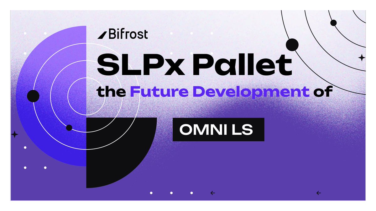 0xBifrostCN's tweet photo. 🌈#Bifrost 已成功发布 #SLPx Pallet！
SLPx Pallet 是 Staking Liquidity Protocol (SLP) 的扩展模块，使用户能够从远程链上调用 @BifrostFinance 的 #SLP，以使用 SLP 的铸造和赎回功能。 https://t.co/qyjxZ3hdMt