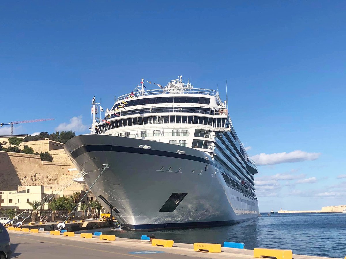 #tbtThe the fabulous #VikingVenus waiting for us to board in #Malta 📸 two years ago today ⚓️
#Throwbackthursday  #takemeback #myvikingstory 
#VikingOceanCruises
#VikingCruises #lovecruising
#Cruising 
#traveladdict 
#worldtraveler 
#wanderlust #neverstopexploring
 #travelbysea