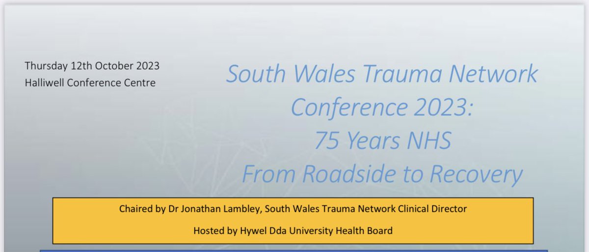 CAVMTC (@cavmtc) on Twitter photo Packed schedule today at the South Wales Trauma conference 2023, hosted by <a href="/HywelDdaHB/">Hywel Dda UHB</a> “From Roadside to Recovery” <a href="/SWTraumaNetwork/">Wales Trauma Network</a> Packed schedule today at the South Wales Trauma conference 2023, hosted by <a href="/HywelDdaHB/">Hywel Dda UHB</a> “From Roadside to Recovery” <a href="/SWTraumaNetwork/">Wales Trauma Network</a>