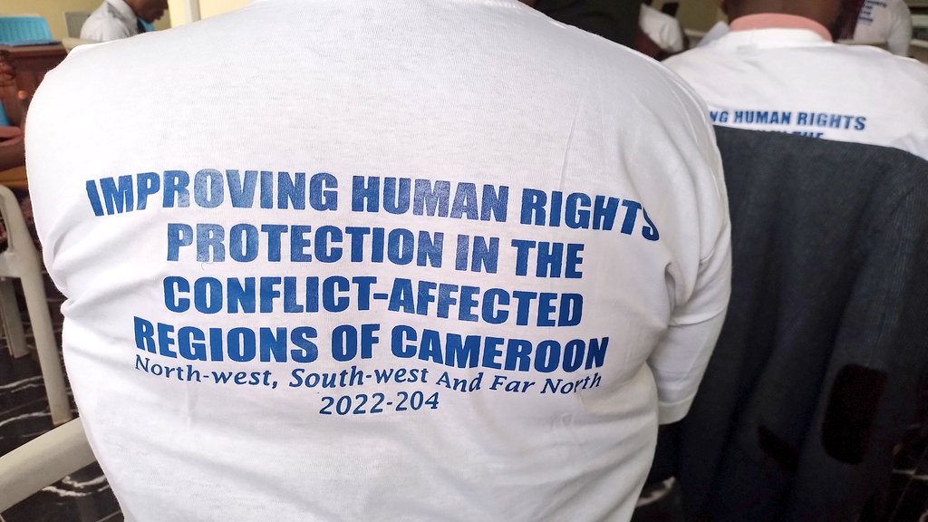 GInitiative4Dev's tweet photo. Improving Human Rights Protection in the Northwest and Southwest Regions of Cameroon organized by  @chrda_africa , along side @AleatanuN @youthforallorg .... In conflict affected regions of Cameroon and the World, Children, Women and Youth must always be protected!!! https://t.co/UCGD7D67J1