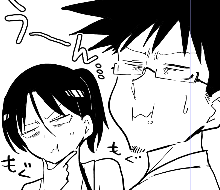 桐谷さん作画中。あたりもあればその逆も然り。 