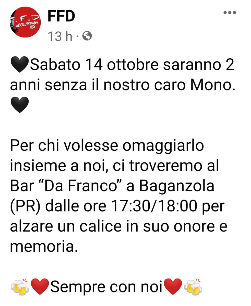 🍻💖#pernondimenticare
#14Ottobre 2021/23
#MonoFFD 💖🍻