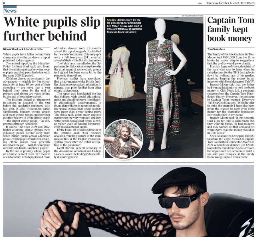 brightonpics's tweet photo. Coverage in the @TimesPictures today for the opening of Lee Miller : Dressed at Brighton Museum from Saturday 14th https://t.co/FCr57nro94