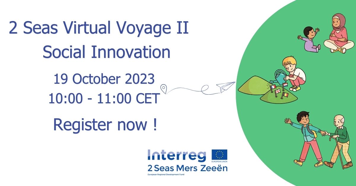 ⌛The 2 Seas Virtual Voyage II on Social Innovation is rapidly approaching !

Register here ➡ lnkd.in/eD7z5HS2

💡During the three journeys, you'll have the opportunity to discover the intricate world of #socialinnovation and explore 9️⃣ examples of successful projects.