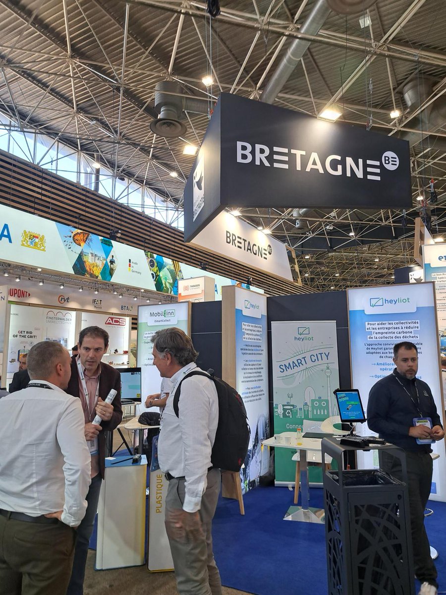 La Bretagne à #Pollutec2023, troisième jour, c'est parti !

Rendez-vous au Hall 4, stand E028 pour découvrir les solutions pour l'environnement de nos 14 coexposants bretons sur les thématiques de 

🔹l'économie circulaire
🔹l'énergie
🔹l'innovation