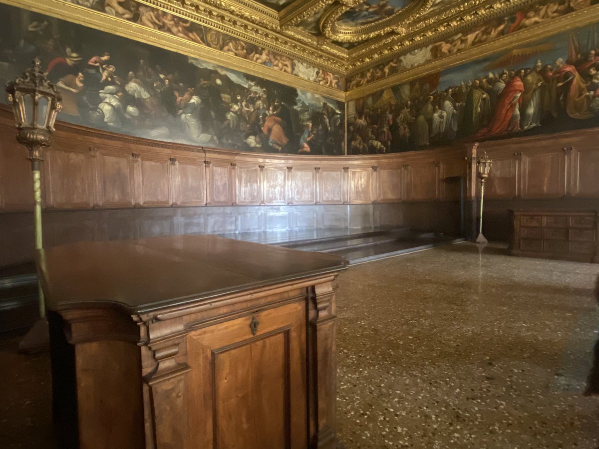 #appellateplaces The Supreme Court of Venice, Palace of the Doge.