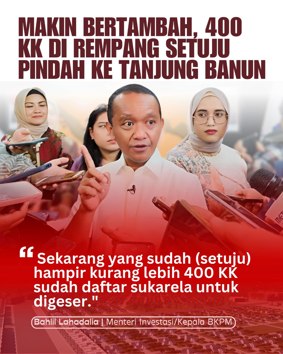 parkseoju's tweet photo. menteri Bahlil pantes dapet penghargaan sih, bijaksana banget bisa kita liat disini sampai warga setempat juga mendukung Rempang Eco City 
#WargaDukung https://t.co/auvyeNtKUt